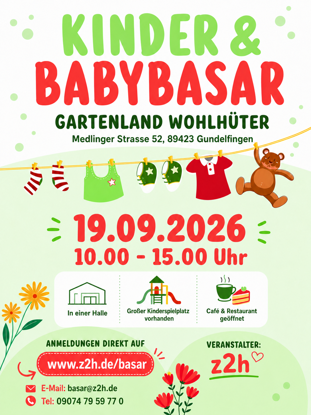 Kinder- & Babybasar Flyer